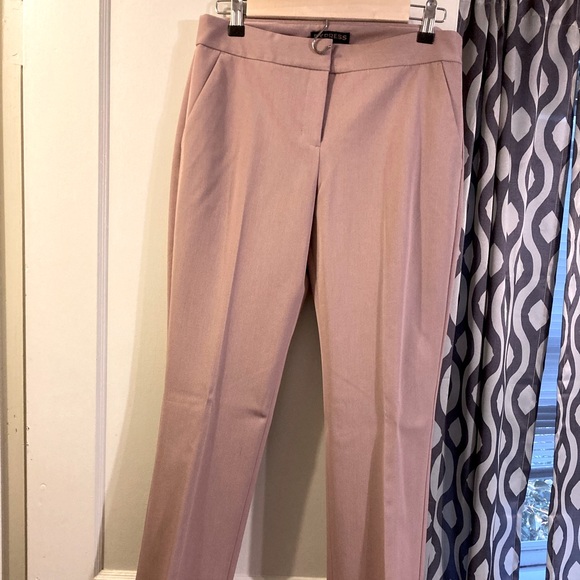 Express Pink Columnist Barely Boot Size 6R - Picture 1 of 3